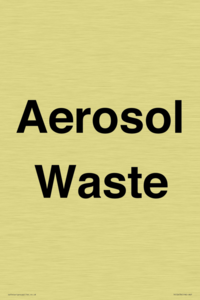 Aerosol Waste